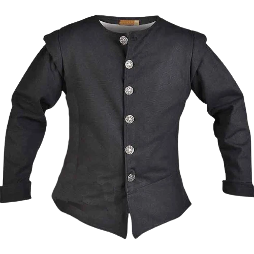 Túnica Tilly Algodón Jerkin Algodón Medieval Renacimiento Avión Disfraz Sca Larp Foto 1 de 4