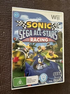 Sonic & Saga All-star Racing - Nintendo Wii PAL (Free Postage) - Picture 1 of 3