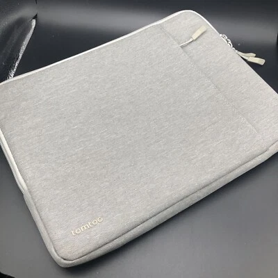 Tomtoc Laptop Computer iPad Kindle Case NWOT Gray 13.5”x10.5” - Image 1 of 4