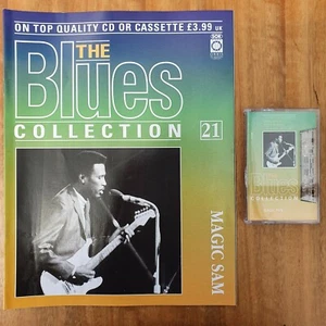 CINTA DE CASSETTE Y REVISTA MAGIC SAM - The Blues Collection #21 - Imagen 1 de 2