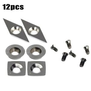 Carbide Cutters Inserts Wood Lathe Turning Tools For Woodworking Parts Set Kit