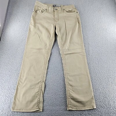 BKE Buckle Pants Mens 32 (33x29) Short Khaki Tyler Straight Chino Stretch - Image 1 of 4