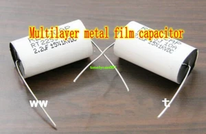 Condensador de película metálica 2.2uf condensador dividido de audio condensador altavoz - Imagen 1 de 1