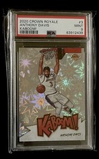 2020 Crown Royale Anthony Davis Kaboom SSP PSA 9