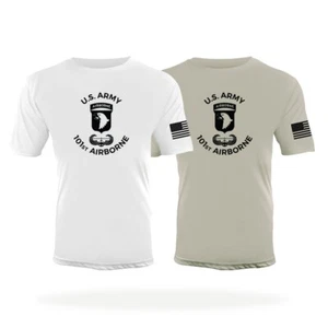 Camiseta de poliéster S/S del Ejército de los Estados Unidos 101ª División Aerotransportada - Imagen 1 de 1
