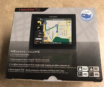 Nextar ME 3.5-Inch Portable GPS Navigator Touch Screen Display Text To Speech - Image 1 of 4