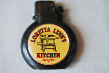 Vintage Black Loretta Lynn's Kitchen Advertising Souvenir Cigarette Lighter RARE