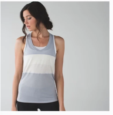 Lululemon NEW Pedal To The Medal Singlet Slim Fit Hip Length Size 6 Retail $54  - Image 1 of 4