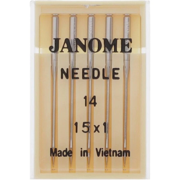 Agujas universales Janome Sharp originales talla 14 Foto 1 de 1