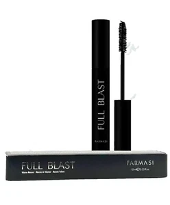 Farmasi Mascara Full Blast Black Thickens Lengthens Full Fan Effect NEW - Picture 1 of 6