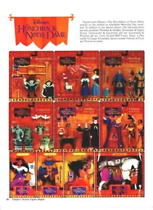 Disney Der Glöckner von Notre Dame Actionfiguren - Vintage 1996 Spielzeug PRINT AD - Bild 1 von 4