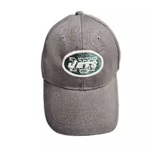 NFL Cap Mütze New York Jets Unisex einfarbig grau Logo grün-weiß Strapback - Bild 1 von 9