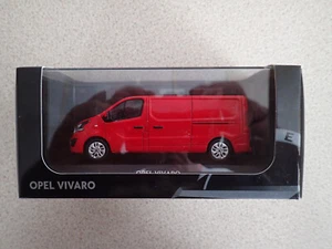 Opel Dealer Model OC10923 1:43 Vivaro Magma Red LHD by IScale Untouched - Picture 1 of 19