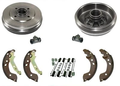 Tambores traseros zapatas de freno resortes cilindros de rueda para Nissan Versa 12-19 Note 14-19 Foto 1 de 4