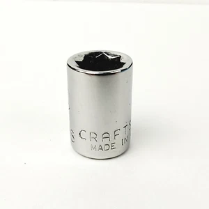 VTG Craftsman 44343 3/8" 8-Point 3/8 Drive Shallow Socket G Series - Made In USA - Picture 1 of 4