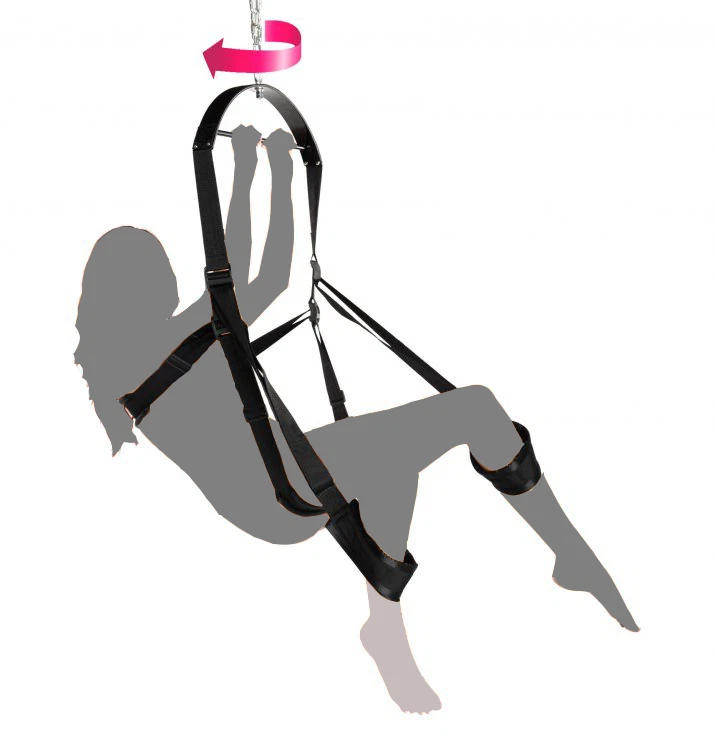 Bondage Erótico Rizado Sexo Columpio Herramientas de Juego Fantasía Fetiche Correas Juguete Sexual Foto 1 de 1