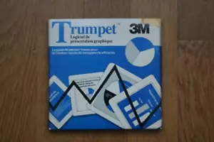LOGICIEL VINTAGE TRUMPET 3M AVEC 2 DISQUETTES 5,25 POUCES - Photo 1/2