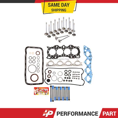Juego completo de juntas válvulas de escape de admisión aptas para Honda CRV 97-01 2,0 L DOHC B20Z2 B20B4 Foto 1 de 4