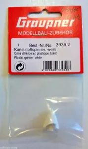 GRAUPNER 14mm White Plastic Spinner 2939.2 RC Airplane Radio Control Part NEW - Picture 1 of 1