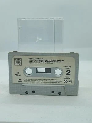 Al Stewart Orange 1972 CBS Records Cassette Tape Vintage Folk Rock Collectible Foto 1 de 2