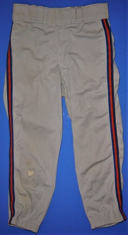 NEW YORK METS GAME WORN GRAY PANTS, 1981, SIZE 30 Cover