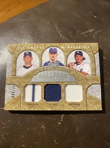 2009 Upper Deck Ballpark Collection AL/NL Stars 6 Swatch Memorabilia 247/300 - Bild 1 von 4