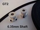 3D Printer GT2 Timing Belt and Pulleys 20 Teeth 6.35mm Shaft - for Nema 23 24