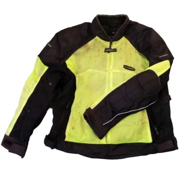 Tour Master Intake 3.0 Mens Biker Motorcycle Jacket Green Pockets Mesh 3XL - Image 1 of 4