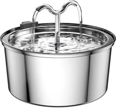 SHENZHENSHI SHIHENG TECHNOLOGY CO., LTD DOOOB 3.2L Stainless Steel Cat Water Fountain Automatic Quiet Pet Dispenser