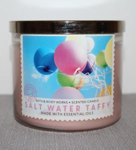 Salt Water Taffy  Bath and Body Works Candle 3 Wick Candle NEW - Picture 1 of 3