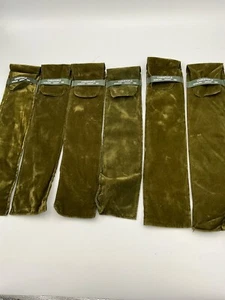 Christofle sterling silverware 10” green felt pouches lot of 6 (or more) - Picture 1 of 1