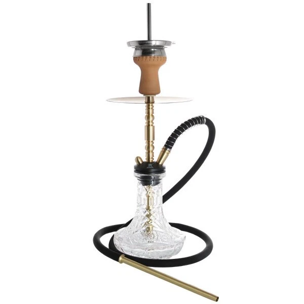 Kaya Shisha Clear Brass 480 Plug-In Gold 2S - Bild 1 von 1