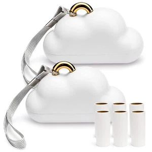 2 Pack Travel Portable Lint Roller with Hand Strap Reusable Mini Lint Rollers... - Picture 1 of 8