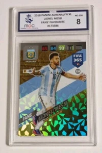 Lionel Messi Panini Adrenlyn XL 365 fan preferiti MGC 8 carte classificate #338 2018 - Foto 1 di 7