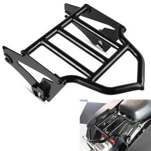 Black Iron Luggage Rack For Harley Touring Street Glide Road King 2009-2024 - Bild 1 von 10