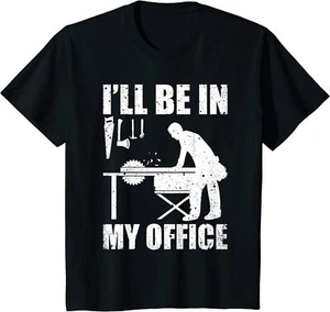 Mens Funny Woodworking Carpenter Carpentry Woodworker Youth Unisex T-shirt - Picture 1 of 4