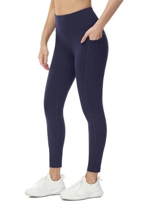 Leggings femininas forradas de lã, resistentes à água, 25 pequenas, azul marinho M - Imagem 1 de 4