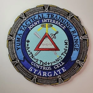 4.5" PUERTA ESTELAR: PARCHE REDONDO PERSONALIZADO BORDE GANCHO Y BUCLE RESPALDO: EXCELENTE ESTADO  - Imagen 1 de 3