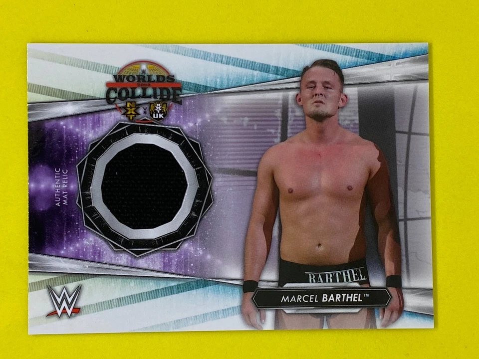 Marcel Barthel WWE Topps 2021 Event Used NXT Mat Relic Wrestling Trading Card - Image 1 of 1
