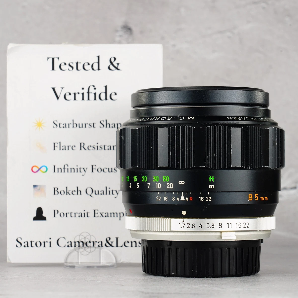 Minolta MD 85mm Focal Camera Lenses for sale - eBay