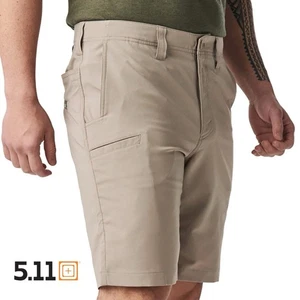 5.11 Tactical Herren Dart Shorts 33 hellbraun $ 58 feuchtigkeitsableitend Stretch Taschen 10" makellos - Bild 1 von 13