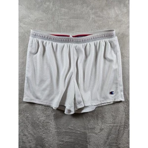 Champion Authentic Athleticwear Women's Mesh Shorts Medium White Gym Athleisure - Picture 1 of 8