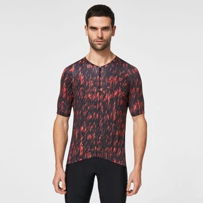 Camisa Jersey de Ciclismo OAKLEY Endurance 2.0 Redline Estampado de Lunares Talla Grande Foto 1 de 4