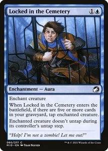 Lámina Locked in the Cemetery (060) Innistrad: Midnight Hunt MID MTG Magic - Imagen 1 de 1