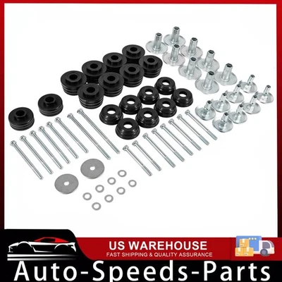 KF04058BK Body Cab Mount Bushings Kit for 1999-2007 Ford F250 F350 Super Duty - Image 1 of 4