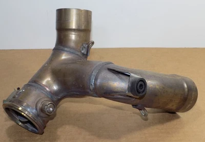 Center Y-Pipe Exhaust Pipe Servo Header Ducati Panigale 1299 959 OEM 57014464B - Image 1 of 4