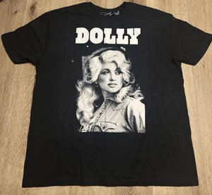 NWOT Dolly Parton Extra Large T-Shirt Size XL Black T Shirt Country Music - Picture 1 of 9