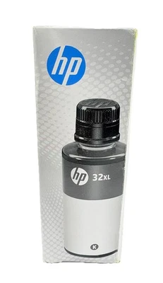 HP 32XL Black Original Ink Bottle 135ml EXP 11/2025 - Image 1 of 4