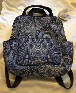 sakroots Artist Circle Loyola Small Backpack Color Navy Wanderlust NWT - Picture 1 of 12