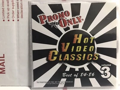 Mega Rare Out Of Print DVD Promo only video classics: Best of 1984-86 Volume 3 - Image 1 of 2